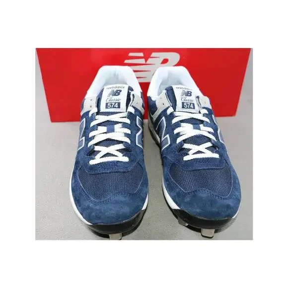 New Balance Fresh Foam 574 Shoes Mens Size 7 Baseball Metal Cleats D L574TN1 New Balance Fresh Foam 574 Navy Blue Baseball Cleats Men main image 3